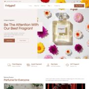 Mẫu website bán nước hoa - Cologne