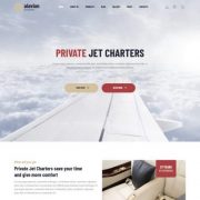 Mẫu website bán vé máy bay - alavion home 2