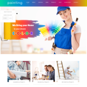Mẫu website thiết kế nội thất - Paint