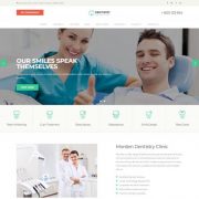 Mẫu website phòng khám nha khoa - dentistry home 1