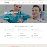 Mẫu website phòng khám nha khoa - dentistry home 2