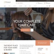 Mẫu website salon hair - mremot home 1