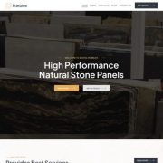 Mẫu website vật liệu xây dựng - marblex home 1
