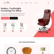 Template website bán hàng nội thất - Office