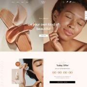 Mẫu website bán hàng thời trang - makeaholic home 4