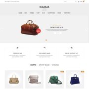 Mẫu website bán hàng túi xách - SNS Kalolia 3