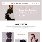 Mẫu website bán hàng túi xách - Moros 2