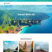Mẫu website dịch vụ du lịch - TravelTour