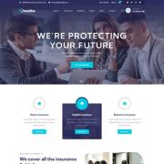 Mẫu website dịch vụ tài chính - modins home 3