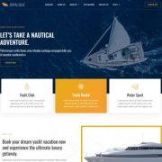 Mẫu website dịch vụ du thuyền - RoyalBlue