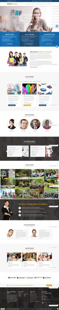 Mẫu website giáo dục – edubox home 1
