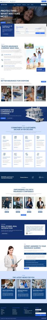 Mẫu website giới thiệu công ty – Decover