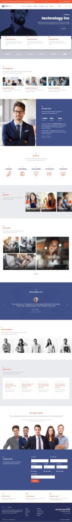 Mẫu website Template giới thiệu công ty – Uon Corp