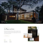 Mẫu website landing page bất động - linden home 1