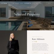 mẫu website landing page bất động sản - linden home 4