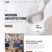 Mẫu website thiết kế nội thất - adsett home 4