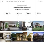Mẫu website thiết kế nội thất - hellix home 8