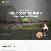 Template website bán hàng sản phẩm nông nghiệp - Cheeky