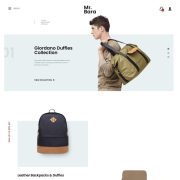 Template website bán hàng túi xách - Mr.Bara
