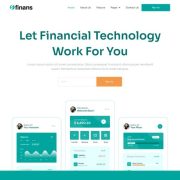 Template website công nghệ - Finances