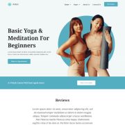 Template website dịch vụ trung tâm yoga - Asaya 4