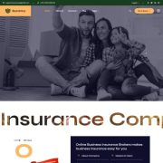 Mẫu website bảo hiểm - surancy home 1