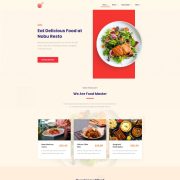 Mẫu website dịch vụ nhà hàng - Restokit
