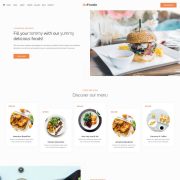 Mẫu website dịch vụ nhà hàng - Gofoodie