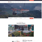 Template website du lịch - Tevily