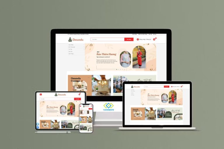 DỰ ÁN WEBSITE BÁN HÀNG PHÁP PHỤC OMANDA