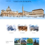 Mẫu website du lịch - Onetrav