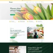 Mẫu website bán hoa- Florazo