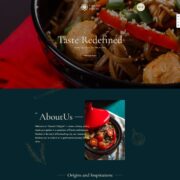 Mẫu website dịch vụ nhà hàng - Grand Restaurant Asian