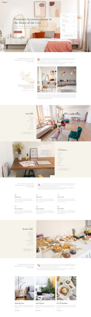 Mẫu website khách sạn booking online – HOTEL HOME