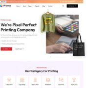 Mẫu website thiết kế in ấn - Printco