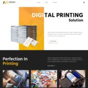 Mẫu website thiết kế in ấn - Meister