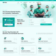 Mẫu website y tế - Dentist Pallu 2