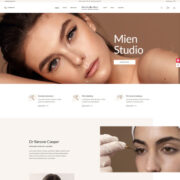 Mẫu website dịch vụ Spa - Mien Eye