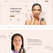 Mẫu website dịch vụ Spa - Laska