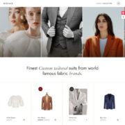 Mẫu website dịch vụ thời trang - Mohair couture