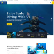 Mẫu website du lịch - Divein