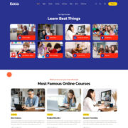 Mẫu website giáo dục - Egrad 5