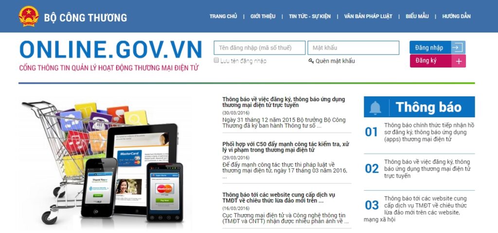 Tạo sao doanh nghiệp phải đăng ký website với Bộ Công Thương