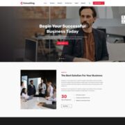 Mẫu website dịch vụ công ty - Coaching