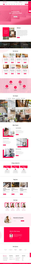 Mẫu website rèm cửa
