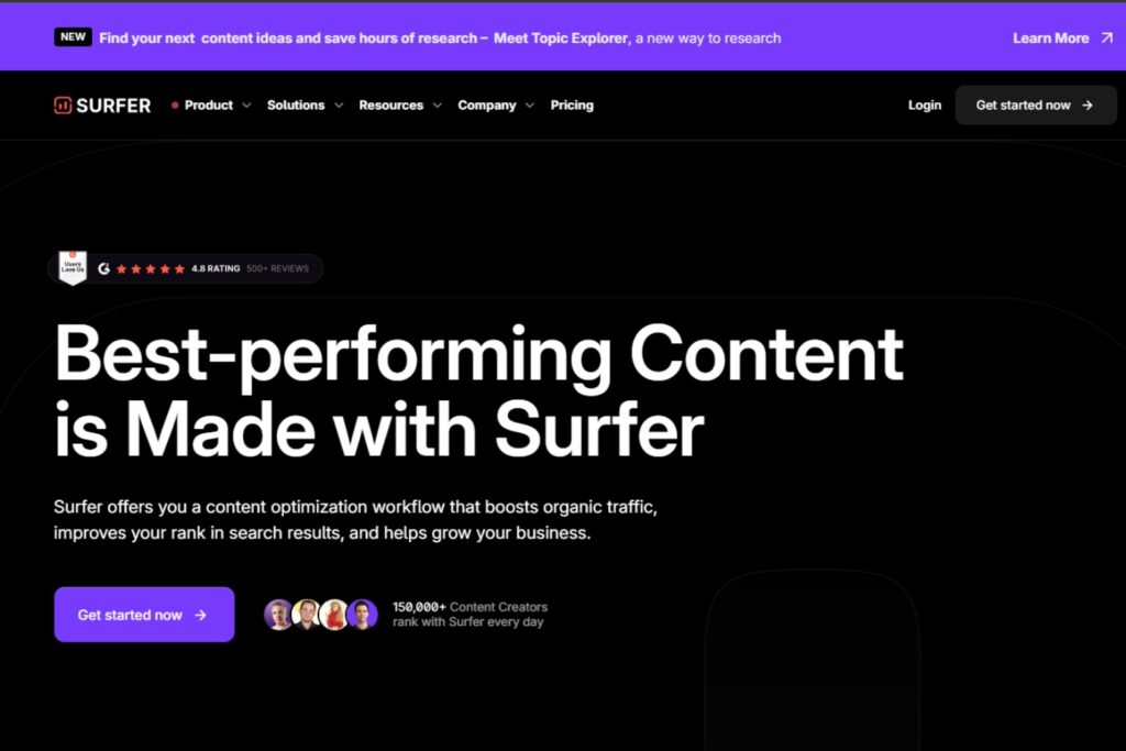 Surfer SEO công cụ AI hỗ trợ SEO hiệu quả