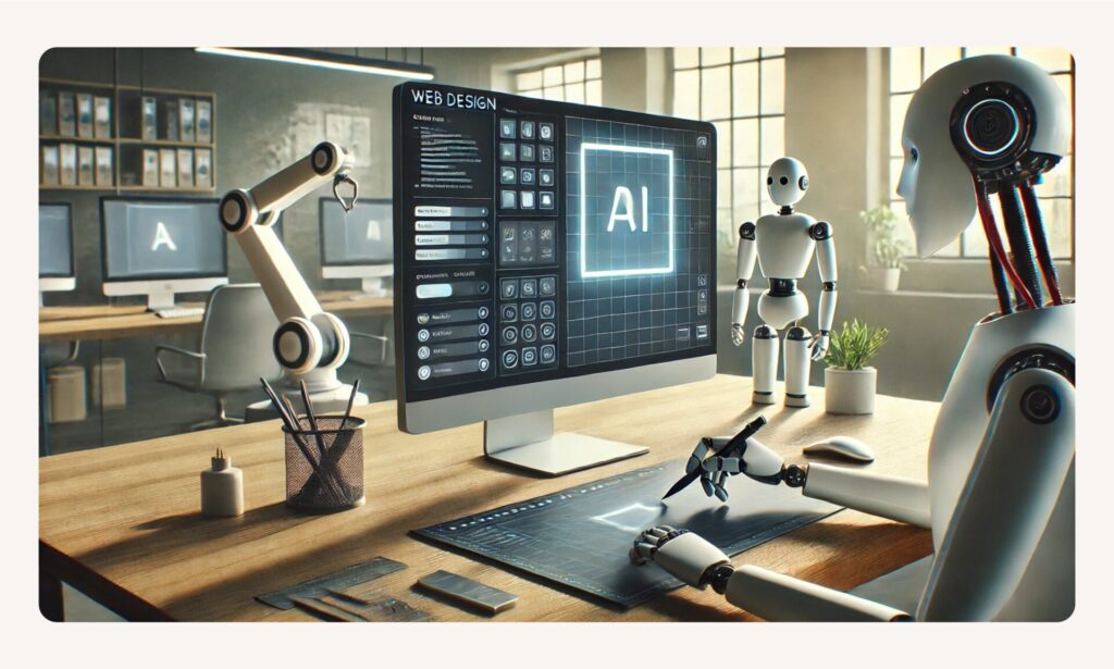 Xu hướng thiết kế giao dien website ux/ui bằng AI 
