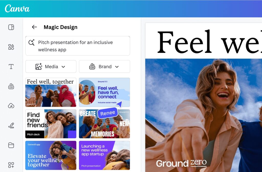 Canva web tạo ảnh AI miễn phí phổ biến hiện nay