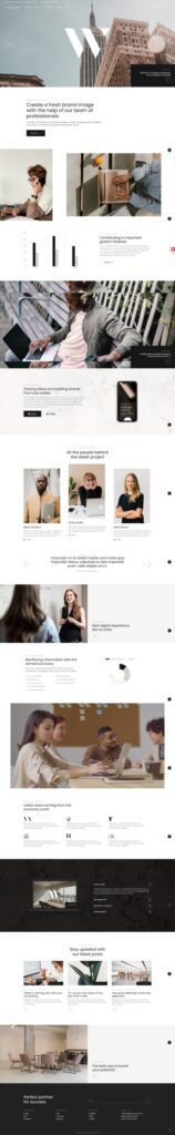Mẫu website giới thiệu công ty – Valiance