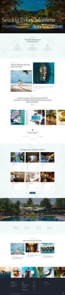 Mẫu website khách sạn – Belicia